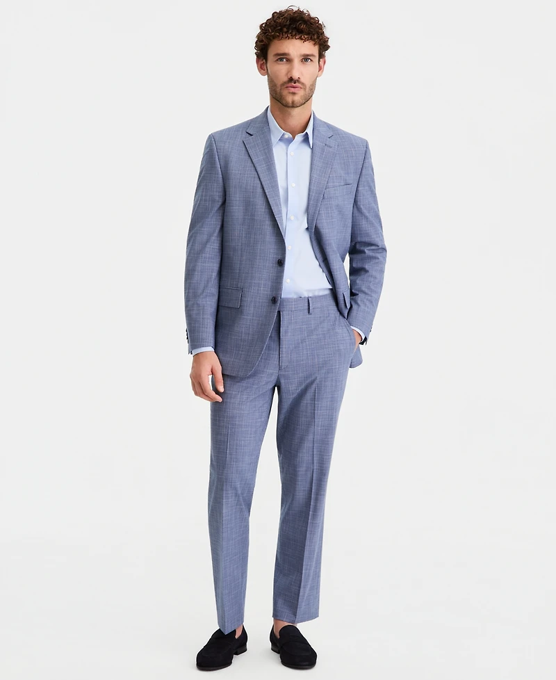 Perry Ellis Portfolio Men's Modern-Fit Nested Spring Suit