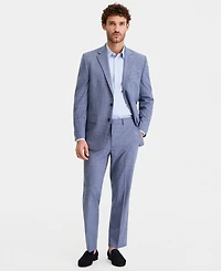 Perry Ellis Portfolio Men's Modern-Fit Nested Spring Suit