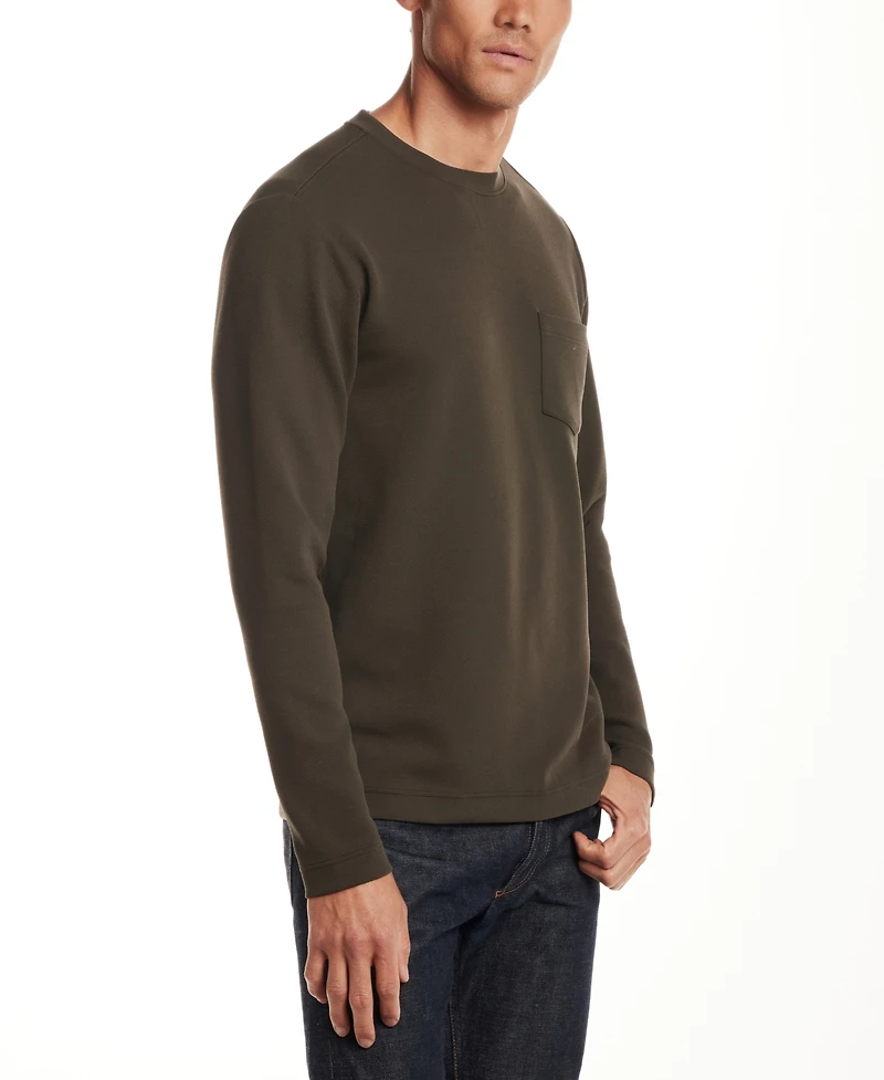 Vintage & Black Men's Crinkle Scuba Crewneck T-shirt