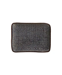 Porto Brasil 7" Stoneware Rectangular Juta Platters, Set of 4
