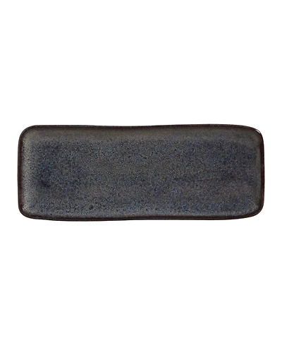 Porto Brasil 12.99" Stoneware Medium Rectangular Platters, Set of 4
