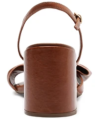 Arezzo Women's Rayna Mid Block Heel Sandals