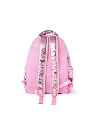 Packed Party Confetti-Filled Metallic Pink Backpack