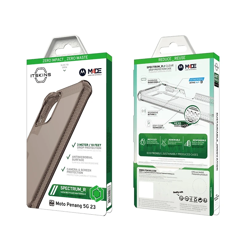 ITSkins Spectrum_R Clear Case for Motorola Moto G 5G (2023)