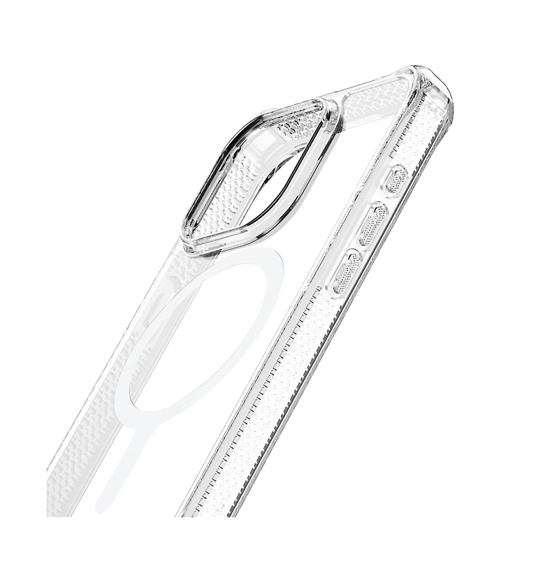 ITSkins Hybrid_R Clear MagSafe Case for Apple iPhone 15 Pro