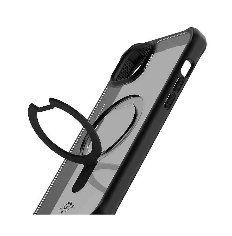 ITSkins Hybrid_R MagSafe Case with Stand for Apple iPhone 15 Plus / iPhone 14 Plus