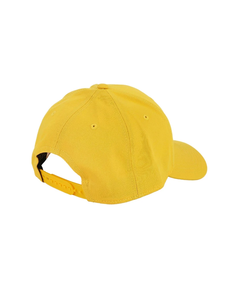 Super Mario Men's Wario Embroidery Cotton Twill B2 Structured Baseball Cap Traditional Adjustable