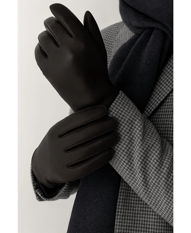 Kessler Men's Men`s Premium Lamb Leather Touchscreen Gloves "Jordan" Cashmere Lining