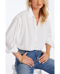 Bishop + Young Women's Boho Voile Blouse
