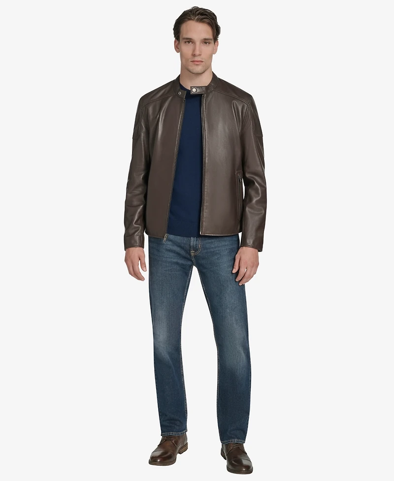Marc New York Men's Maitlin Long Sleeves Moto Jacket