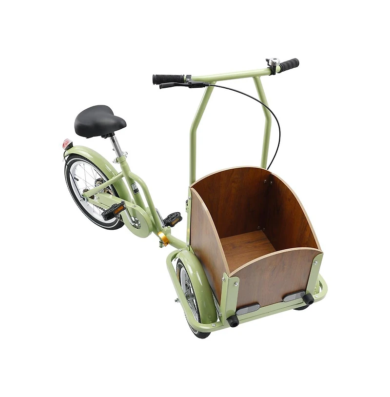 Artudatech Children/Lady Folding Pet Dog Tricycle Cart Reverse Three-wheel Bike