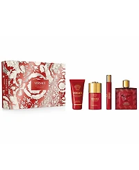 Versace 4-Pc. Men's Eros Flame Eau De Parfum Fragrance Set
