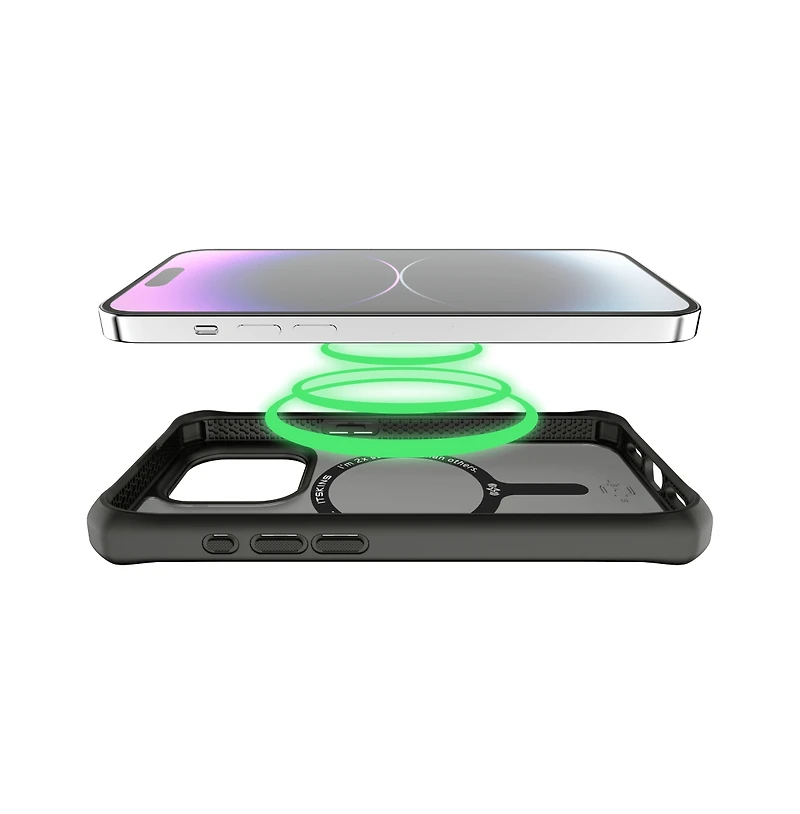 ITSkins Hybrid_R Frost MagSafe Case for Apple iPhone 15 Pro Max
