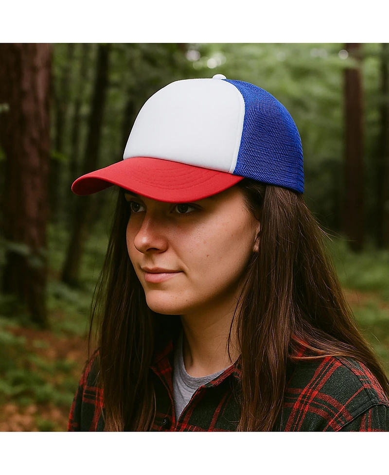 Stranger Things Men's In World Dustin Cosplay Trucker Hat
