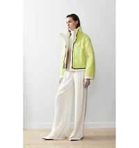 Caalo Women's Reversible Cropped Sustainable Down Coat