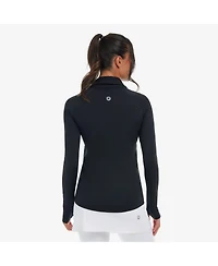 BloqUV Women's Upf 50+ Sun Protective Quarter Zip Polo