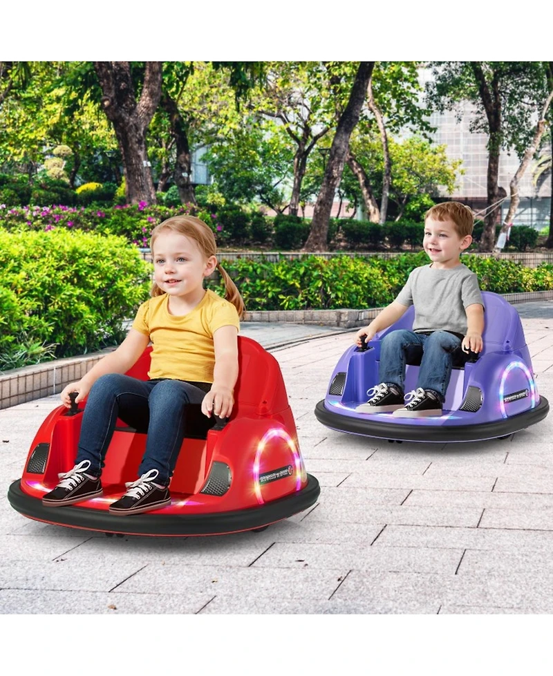 Sugift 12V 360 Ride on Bumper Car for Toddlers with Remote Control