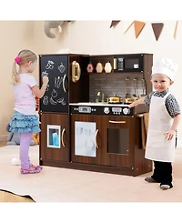 Sugift Toddler Pretend Play Kitchen for Boys and Girls 3-6 Years Old