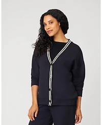 Cable & Gauge Women's Yummy Modal Relaxed Cardigan