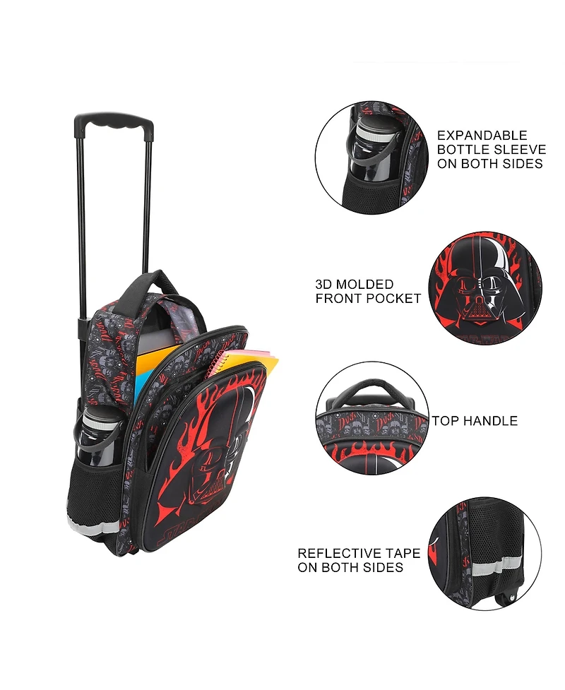 Star Wars Darth Vader 16" Rolling Travel Backpack