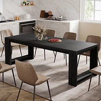 Tribesigns 86.61-Inch Dining Table for 6-8