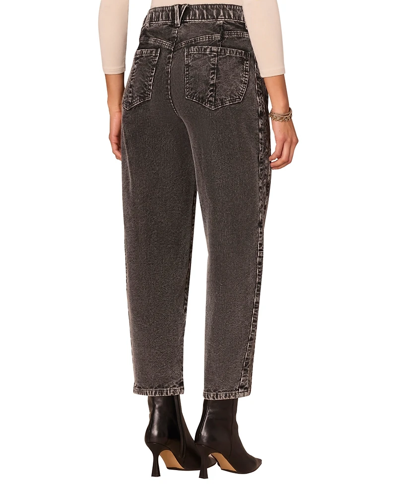 Democracy Women's Sky Rise Barrel Wide Leg Jeans