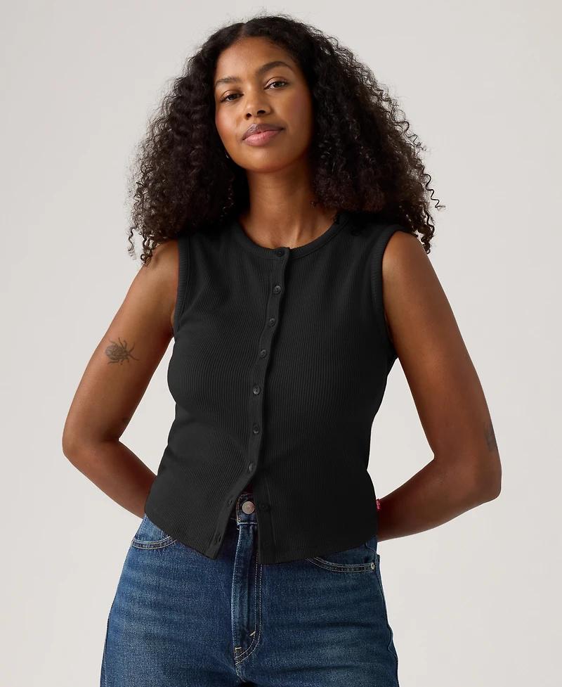 Levi's Women's Rory Sleeveless Button-Up Top