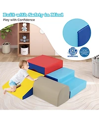 Sugift Climb and Crawl Foam Block Play Set for Infant Baby