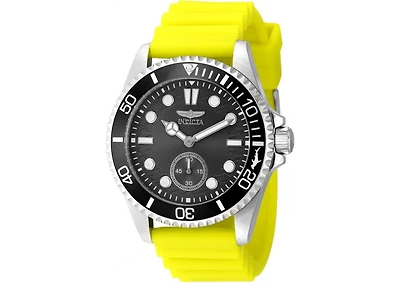Invicta Men's 49339 Pro Diver Quartz 2 Hand Charcoal Dial Watch