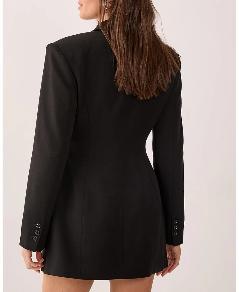 Nasty Gal Women's Shoulder Pad Blazer Dress