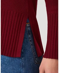 Cable & Gauge Women's Minimalist Midweight Tunic Sweater