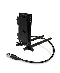 Core Swx Gold Mount Battery Plate with Cheese Plate, 15mm Lws Rod Clamp & 4-Pin Xlr Cable