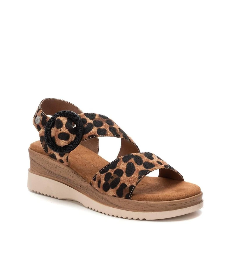 Xti Women's Wedge Ankle Strap Sandals