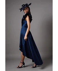 Coast Women's Frill Sleeve V-Neck Midi Dress