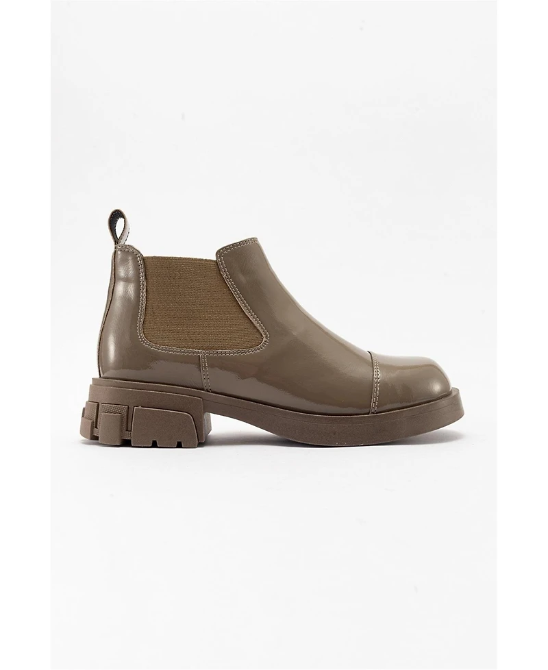 Prologue Shoes Cafune Patent Platform Boot (Women)