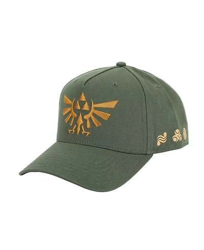 The Legend of Zelda Men's Legend Of Zelda Hyrule Crest Embroidery Poly Wool B104 Baseball Cap Snapback