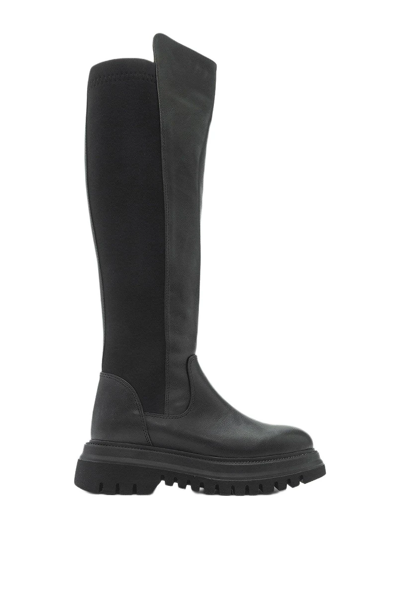 Prologue Shoes Paul Stretch Knee High Boot (Women)