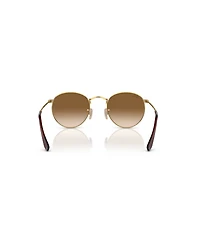 Ray-Ban Unisex Round Sunglasses, Metal RB3447