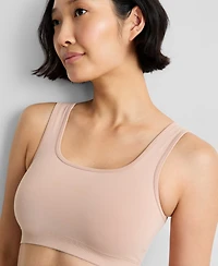 State of Day Women's Square-Neck Seamless Bralette, Macy's Exclusive