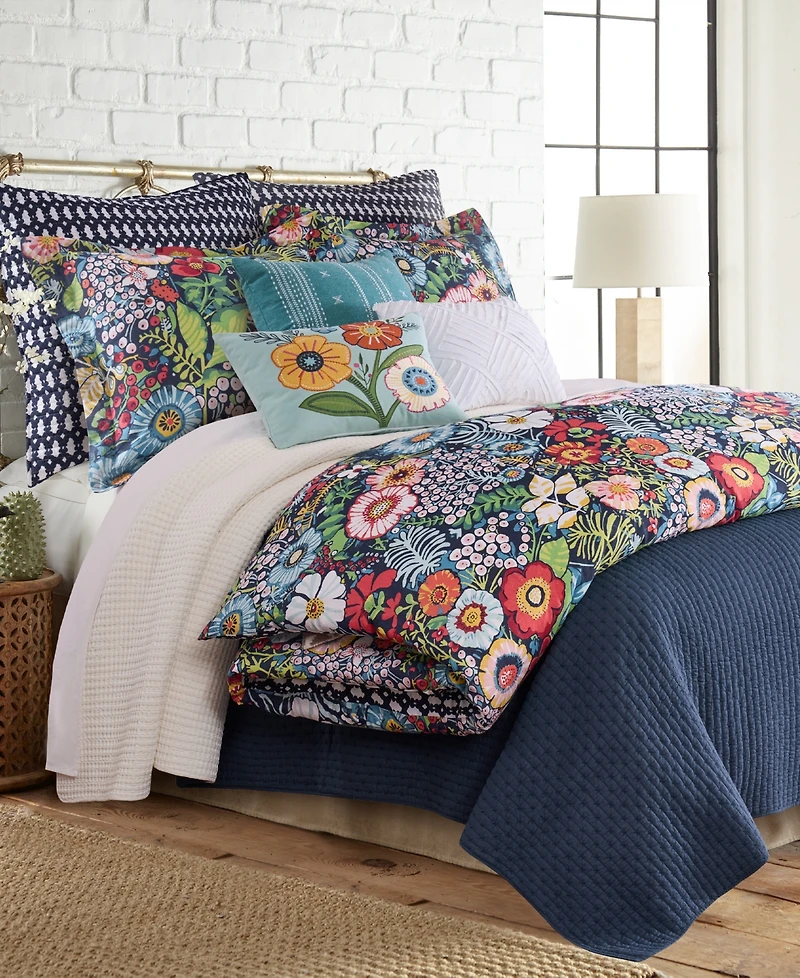 Levtex Home Night Garden Reversible 3-Pc. Duvet Cover Set