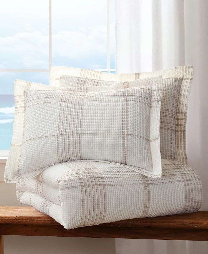 Levtex Home Waffle Plaid 2-Pc. Comforter Set, Twin