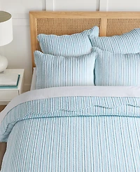 Levtex Martha Stripe Reversible 3-Pc. Quilt Set, Full/Queen