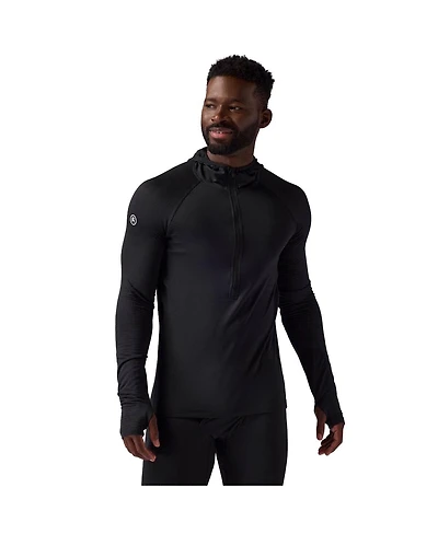 Backcountry Men's Pines Microgrid Ultra-Lt Baselayer 1/2-Zip Scuba Top Lightweight Long Underwear Tops