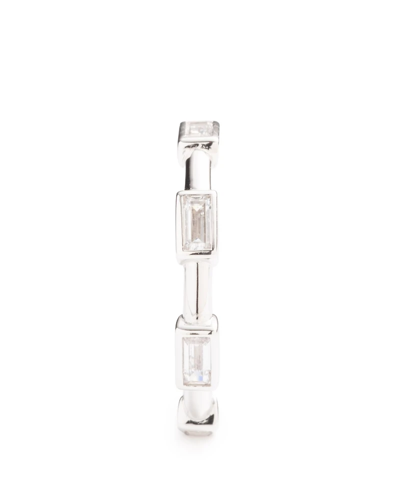 Lauren Ralph Lauren Cubic Zirconia Sterling Silver Band Ring