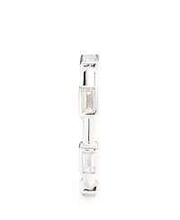 Lauren Ralph Lauren Cubic Zirconia Sterling Silver Band Ring
