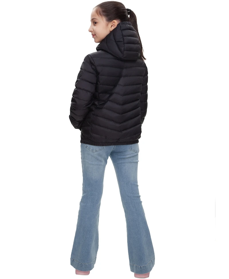 Rokka&Rolla Girls Ultra Light Packable Down Jacket 4-18
