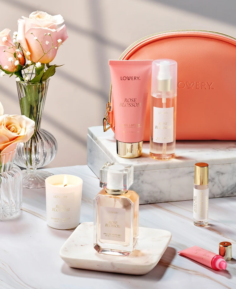 Lovery 7-Pc. Rose Blossom Gift Set