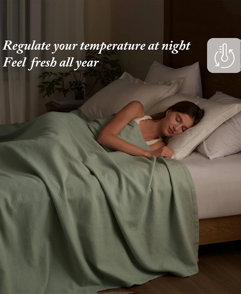 Madison Park Liquid Cotton Blanket