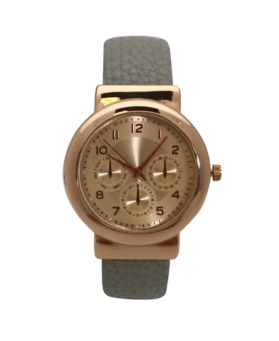 Gray And Gold Three Dials Classic Bangle Watch