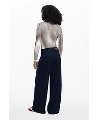 Desigual Women's Wide Leg jeans with panels